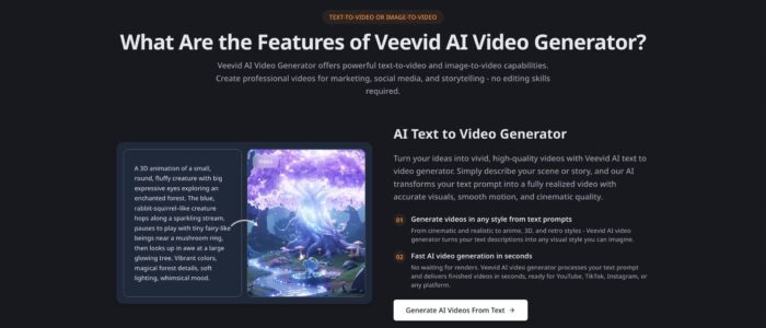 Create cinematic videos with AI video generator