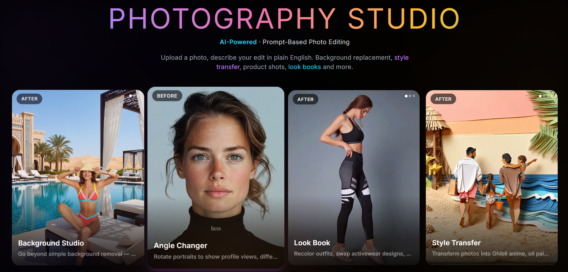 Imagera.ai all-in-one AI platform showcasing AI image generator, AI avatar video, and AI music creation tools