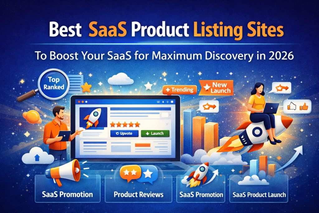 best SaaS product listing sites to boost SaaS promotion and product discovery in 2026