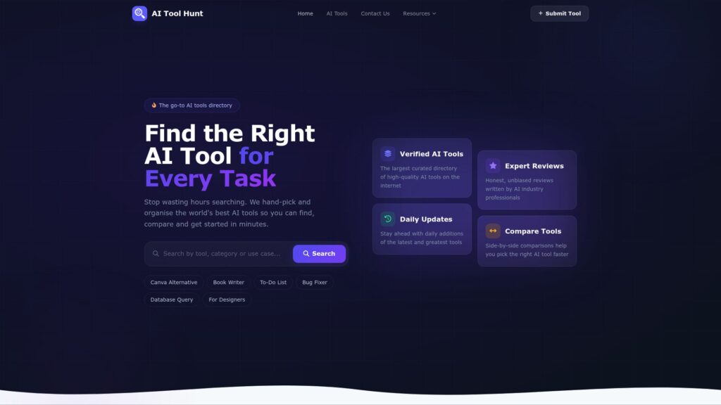 AI Tool Hunt - Product Discovery Platforms for AI Tools