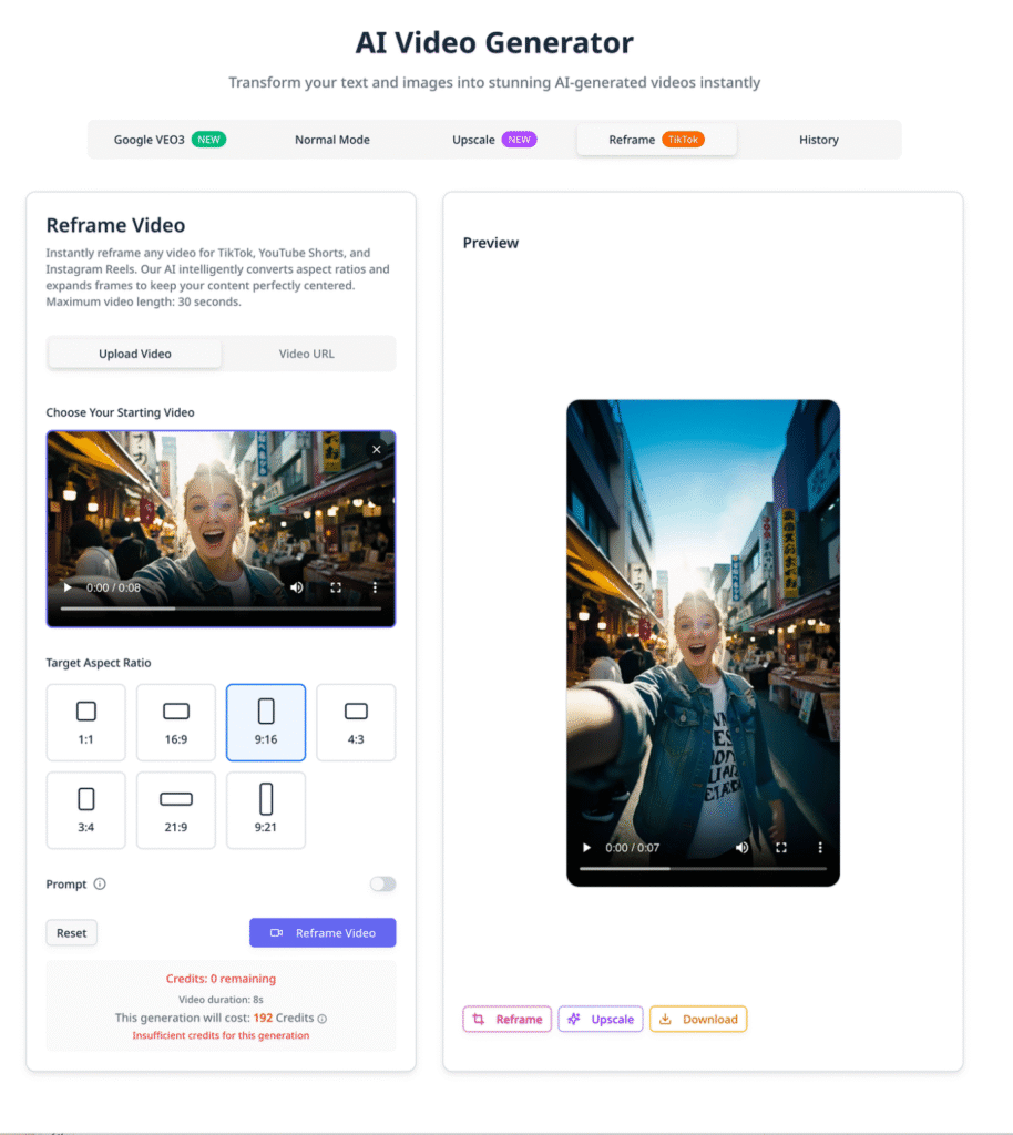 Best AI video generation tool with prompt creating cinematic video from text and image