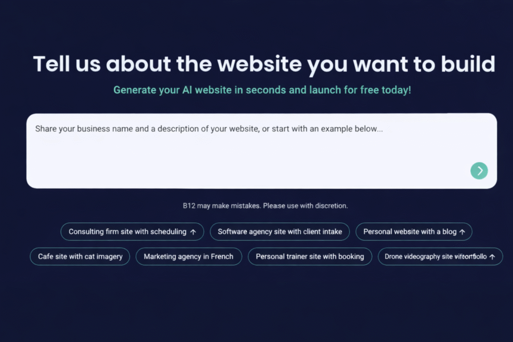 Affordable website builder platforms in 2026 displayed in a modern banner featuring AI website creation tools, budget friendly website builder solutions, responsive web design, and low cost website builder platforms for startups and businesses.