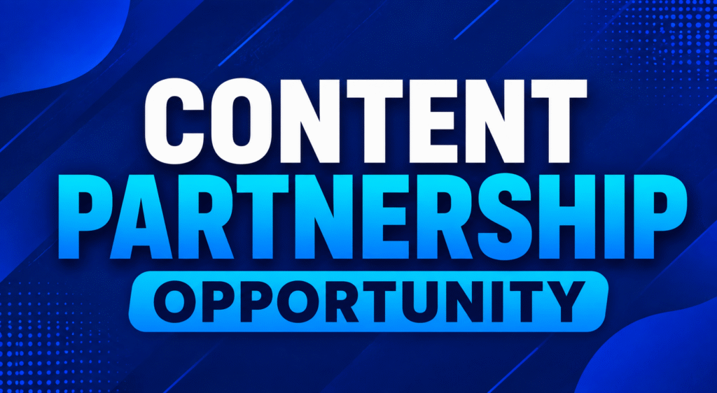 Content partnership opportunities for guest posts, collaborations, and publishing to boost SEO visibility.