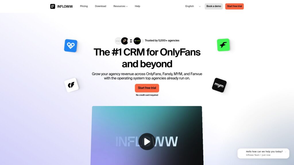 Infloww CRM for OnlyFans creators and agency management