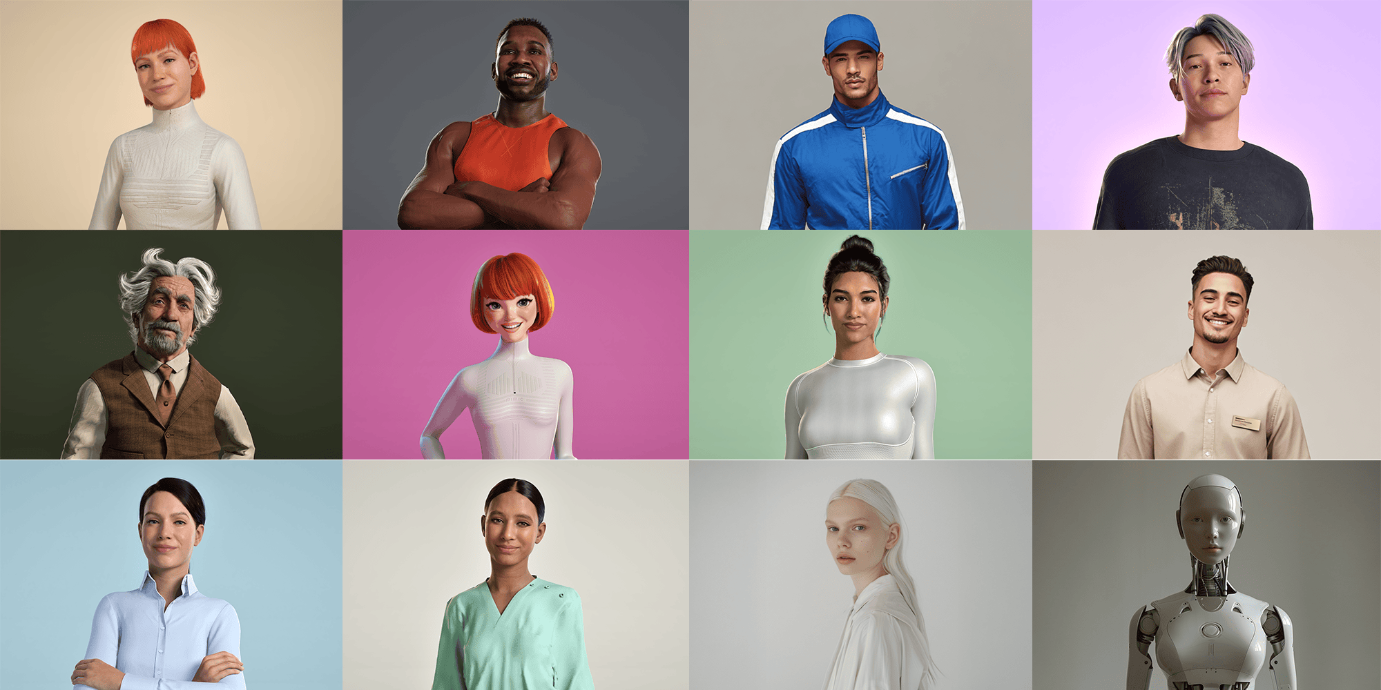 AI avatar for business created with Mimic AI Studio