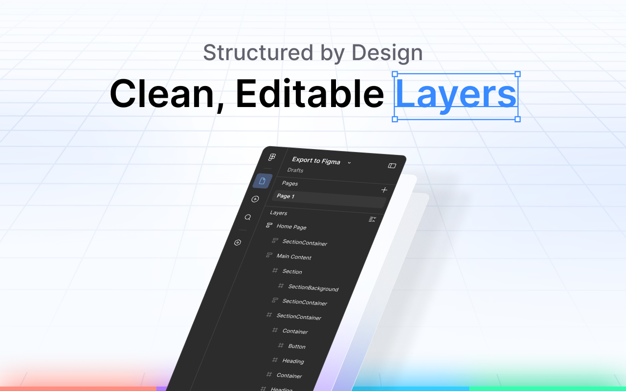 Export to Figma Chrome extension for exporting websites to Figma