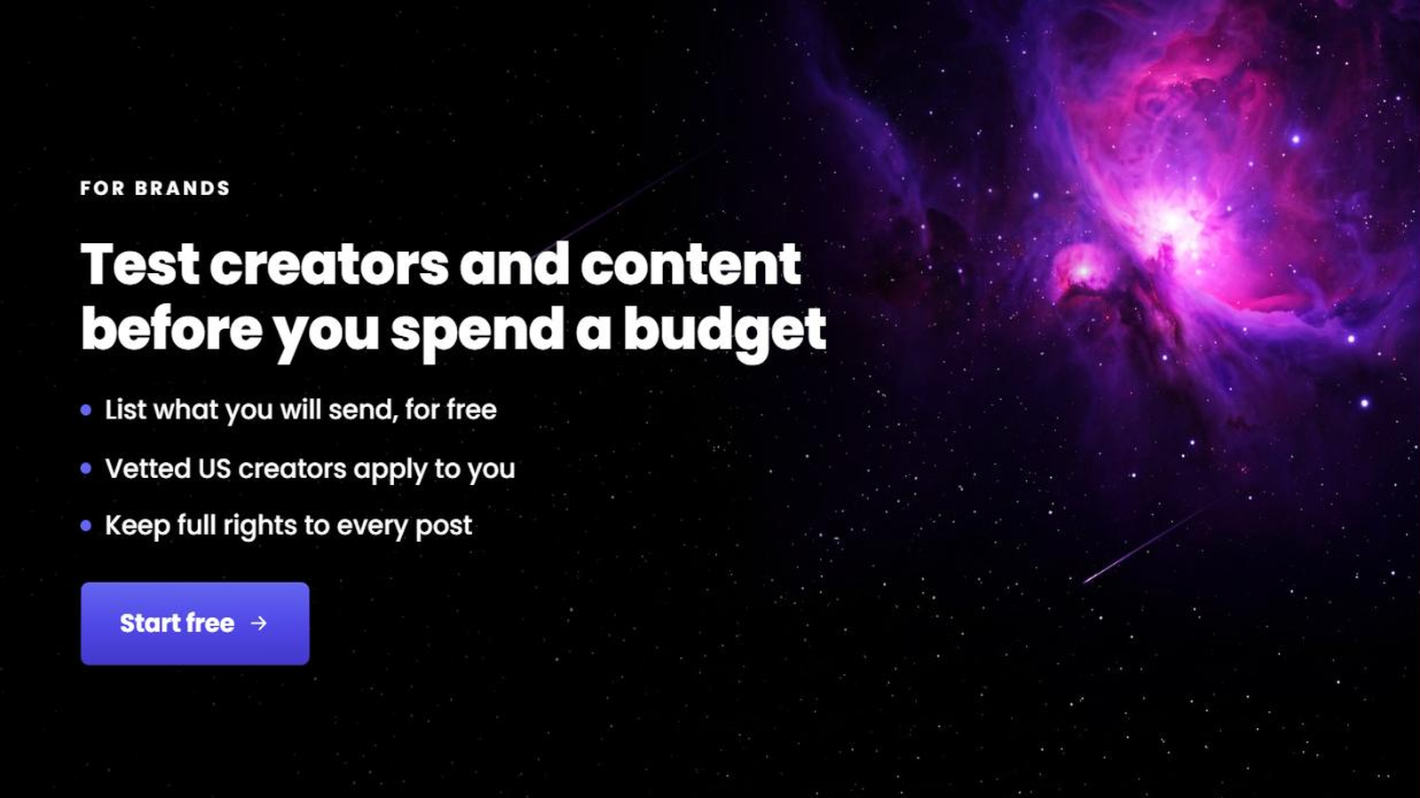 BrandsForCreators barter collaboration platform